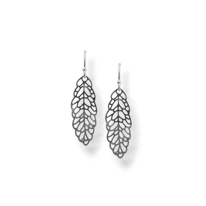 ORNAMENTAL LEAF Ohrringe Silber ORNAMENTAL LEAF Ohrringe Silber