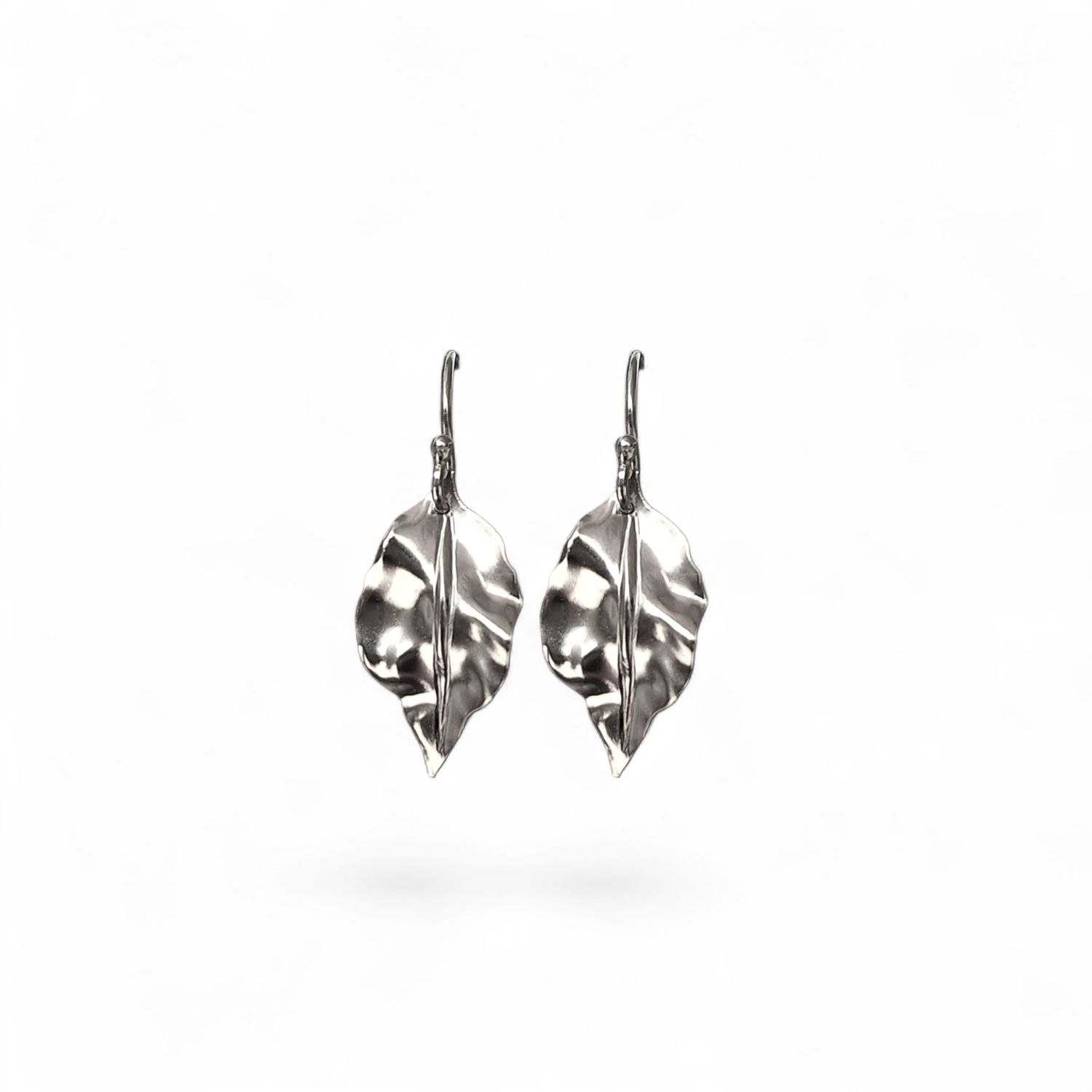 LIFELIKE LEAF Ohrringe 925 Silber