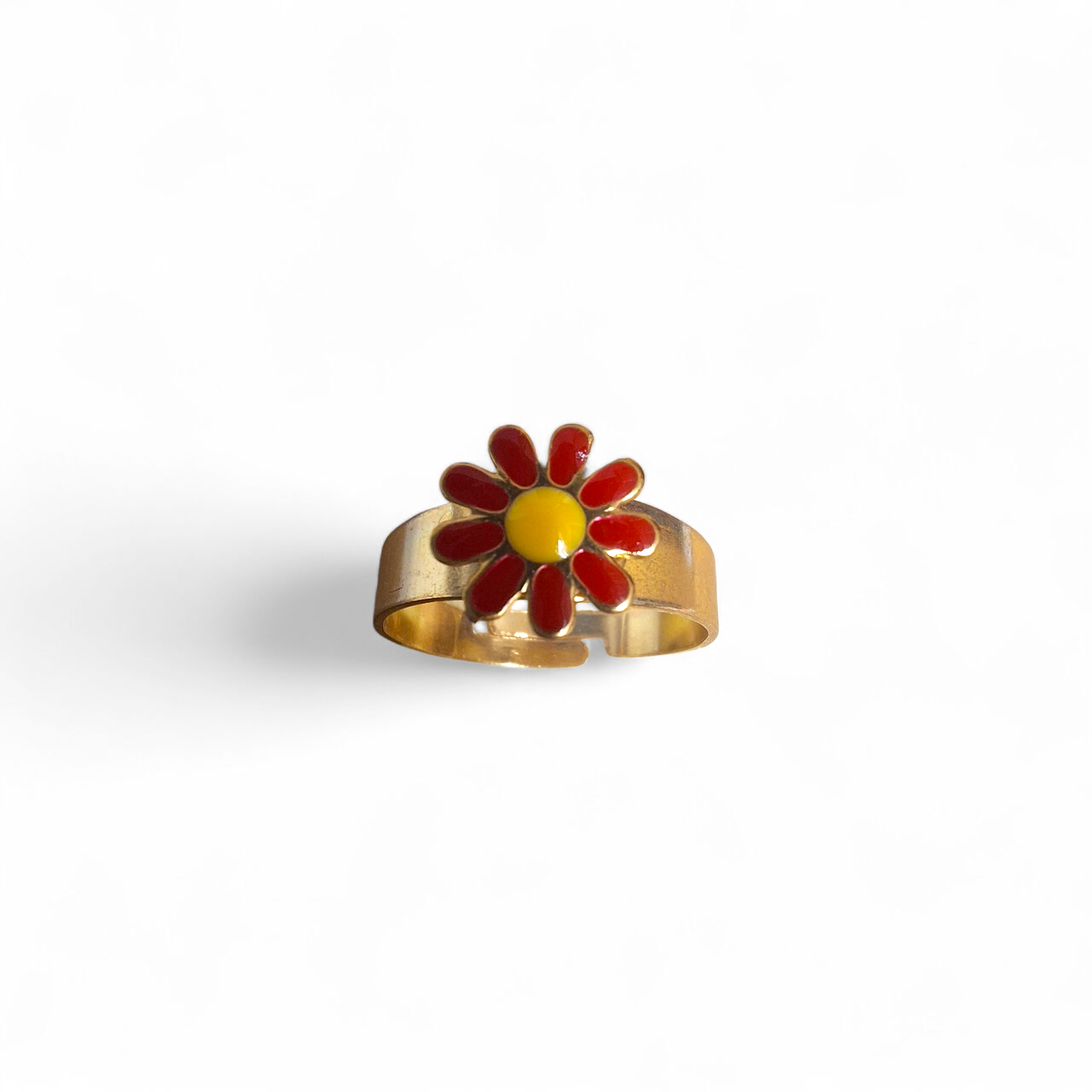 RED MARGUERITE Ring