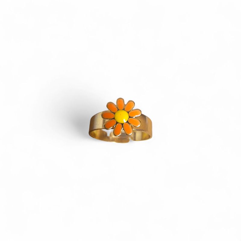 ORANGE MARGUERITE Ring