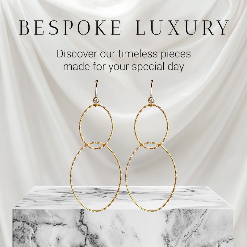 INFINITY Ohrringe aus 925 Silber (vergoldet) mit Zirkonia INFINITY Ohrringe aus 925 Silber (vergoldet) mit Zirkonia