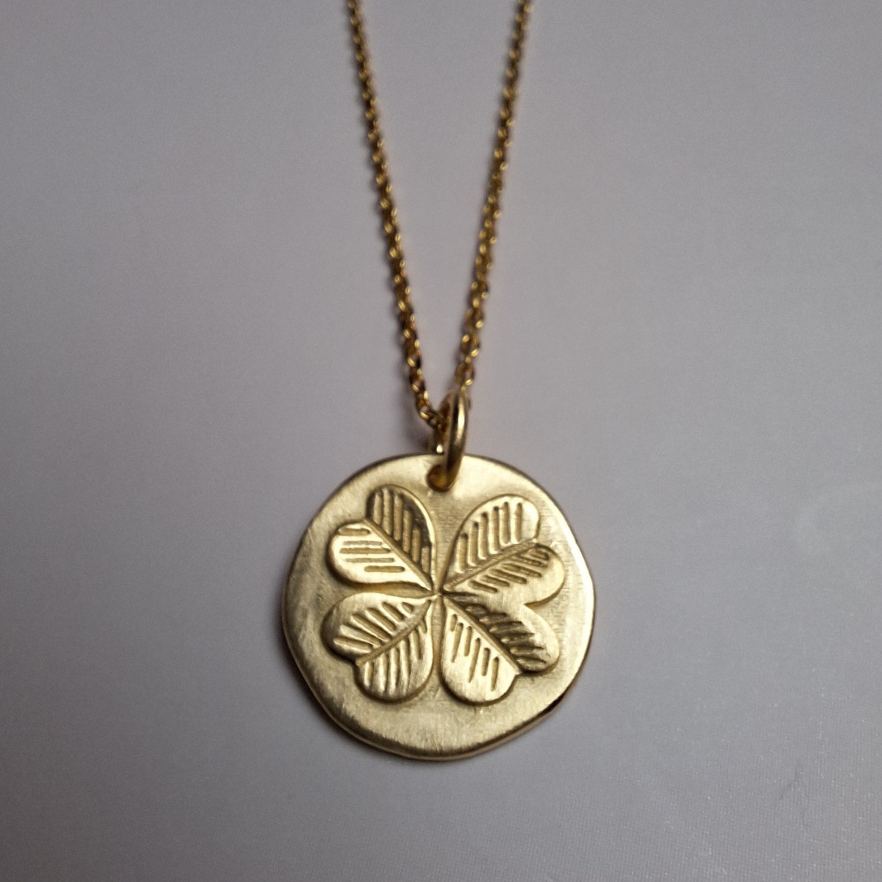 LUCKY Halskette aus 925 Silber (vergoldet)