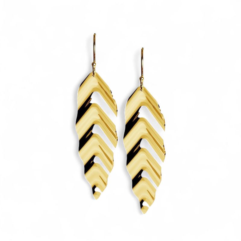RIPPLES Ohrringe aus 925 Silber (vergoldet) RIPPLES Ohrringe aus 925 Silber (vergoldet)