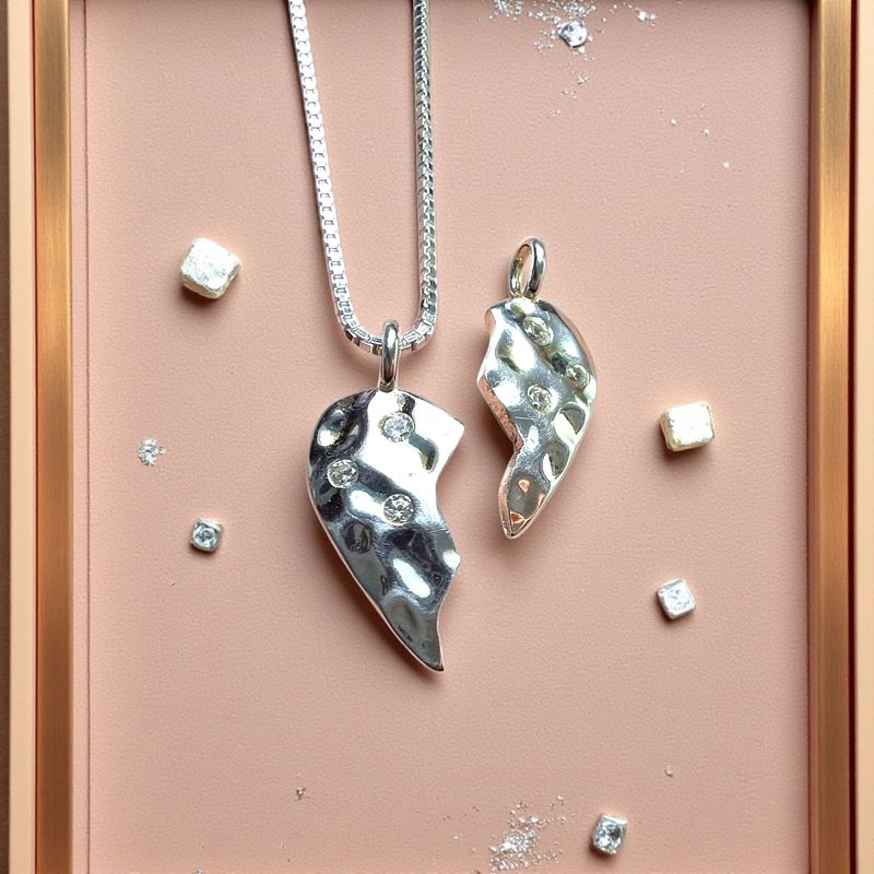 YOU & ME Halsketten aus 925 Silber YOU & ME Halsketten aus 925 Silber