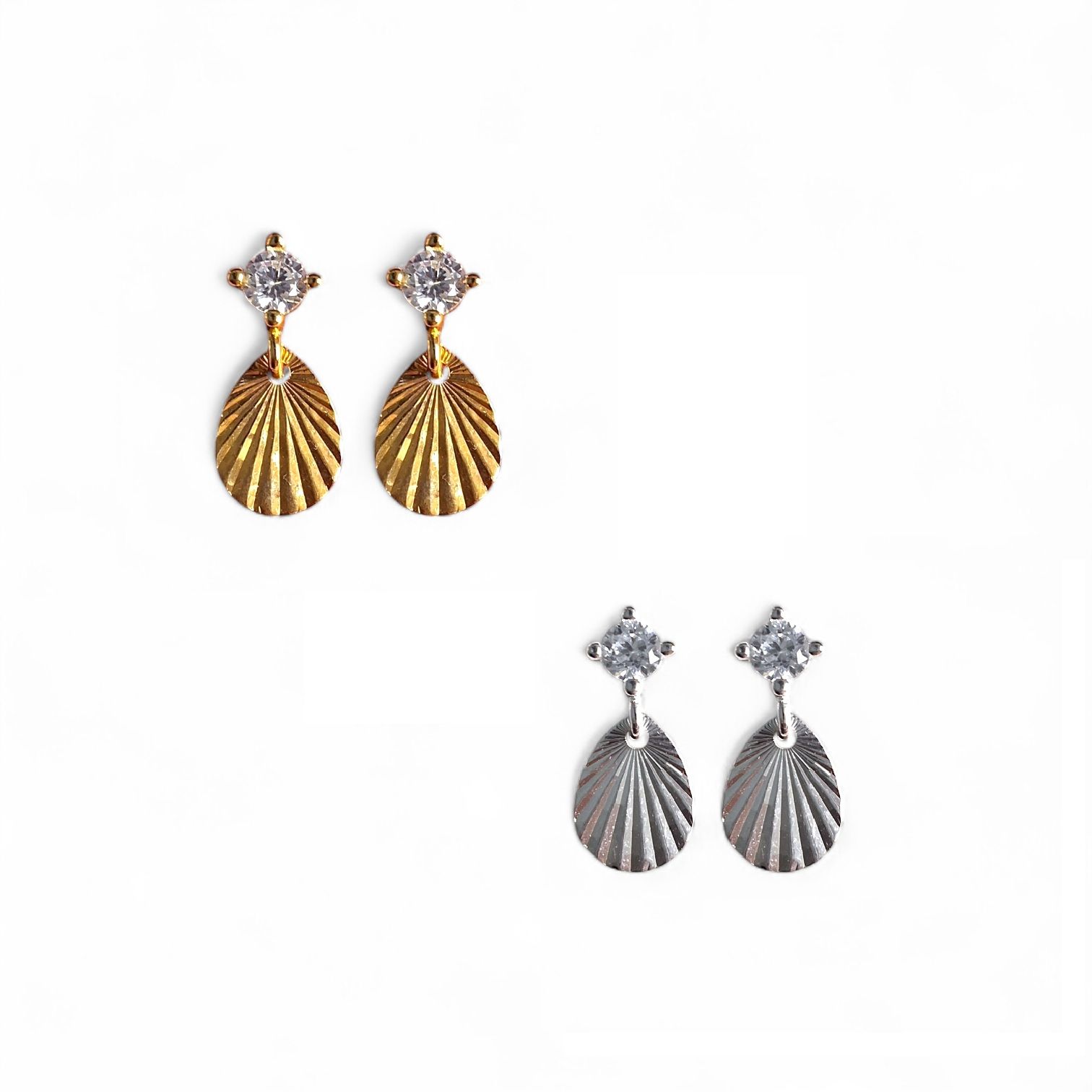 EXTRA RADIANT DROP Ohrringe aus 925 Silber mit Zirkonia