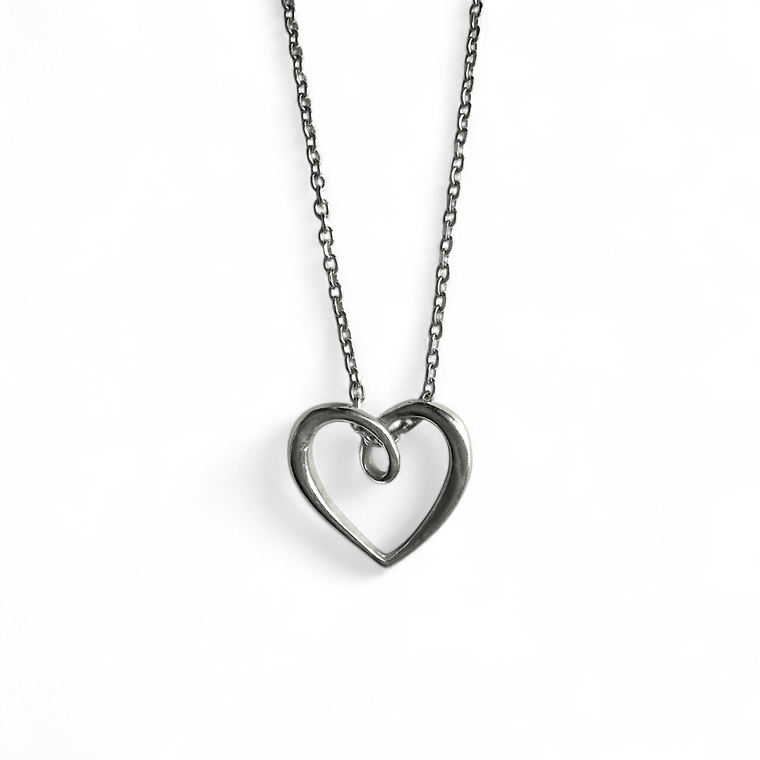 SWIRLY LOVE Halskette aus 925 Silber