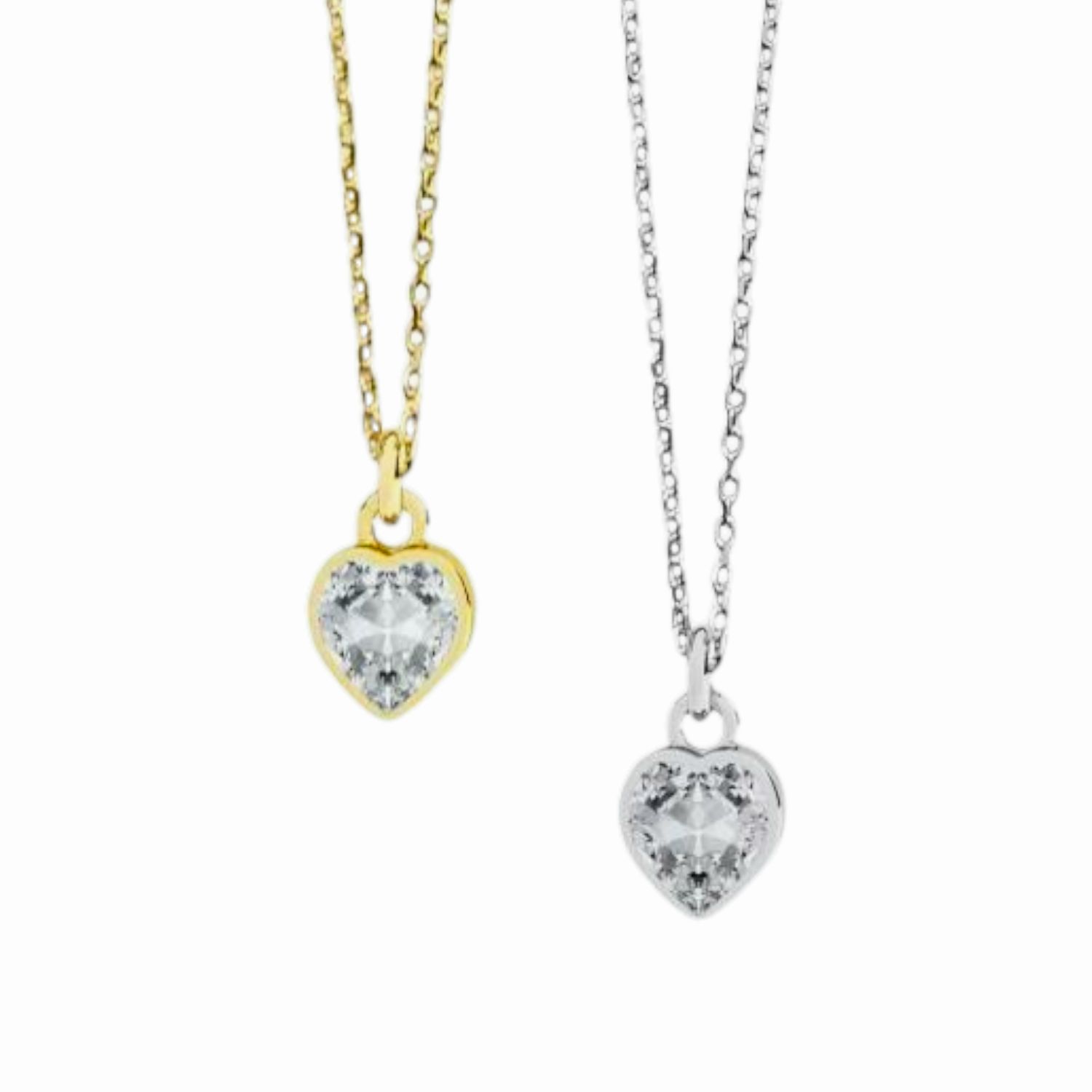 SPARKLY LOVE Halskette aus 925 Silber