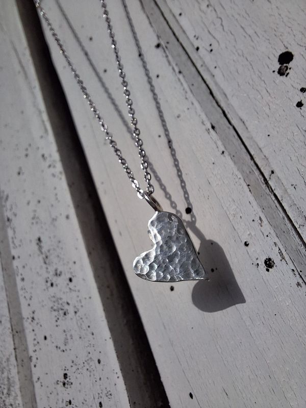 925 Silber Halskette mit Herzanhänger