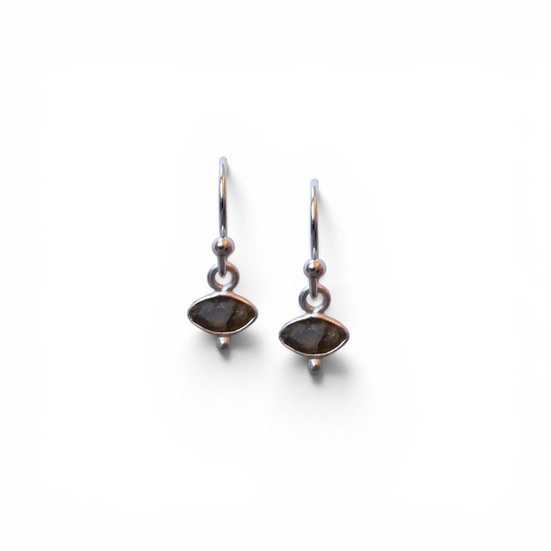 LABRADORITE EYE Ohrringe 925 Silber LABRADORITE EYE Ohrringe 925 Silber
