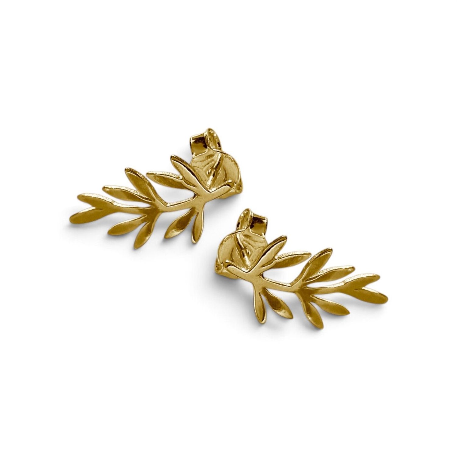 SWEET BRANCH Ohrringe 925 Silber (vergoldet)