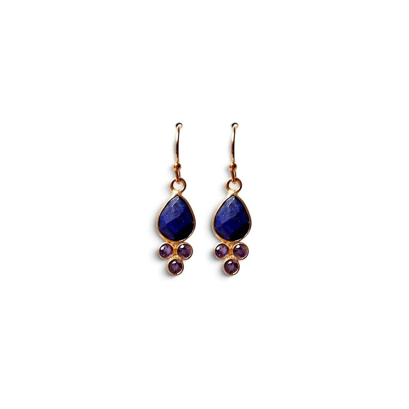 BOHO BLUE Ohrringe vergoldet BOHO BLUE Ohrringe vergoldet