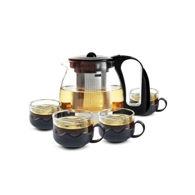 ​Ensemble Théière + Tasse en Verre