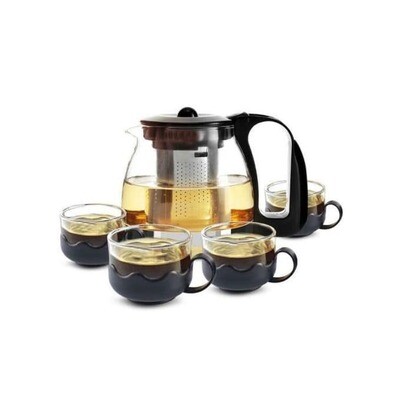 ​Ensemble Théière + Tasse en Verre