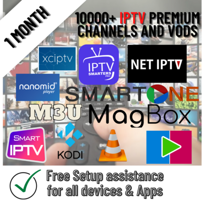 VIP Subscription - Channels and Vods Premium Quality - 1 Month