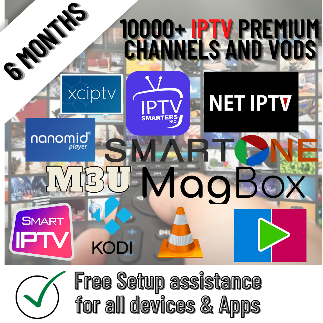 VIP Subscription - Channels and Vods Premium Quality - 6 Months