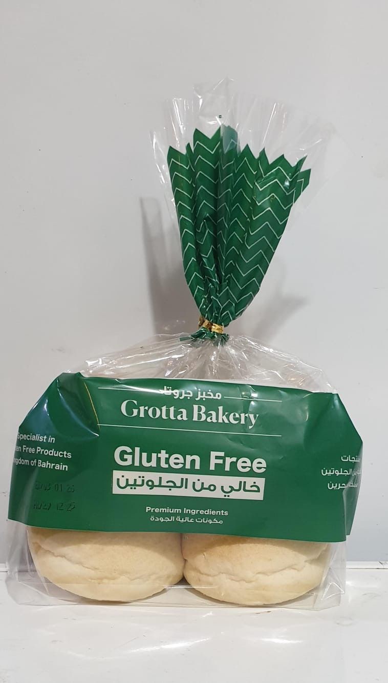 BREAD GF - Burger Bun Gluten Free 2Pcs برجر بون خالي من الغلوتين 2 قطعة BREAD GF - Burger Bun Gluten Free 2Pcs برجر بون خالي من الغلوتين 2 قطعة