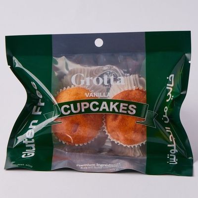 VANILLA CUPCAKES 2PCS Gluten Free  فانيلا كاب كيك قطعتين خالي من الجلوتين