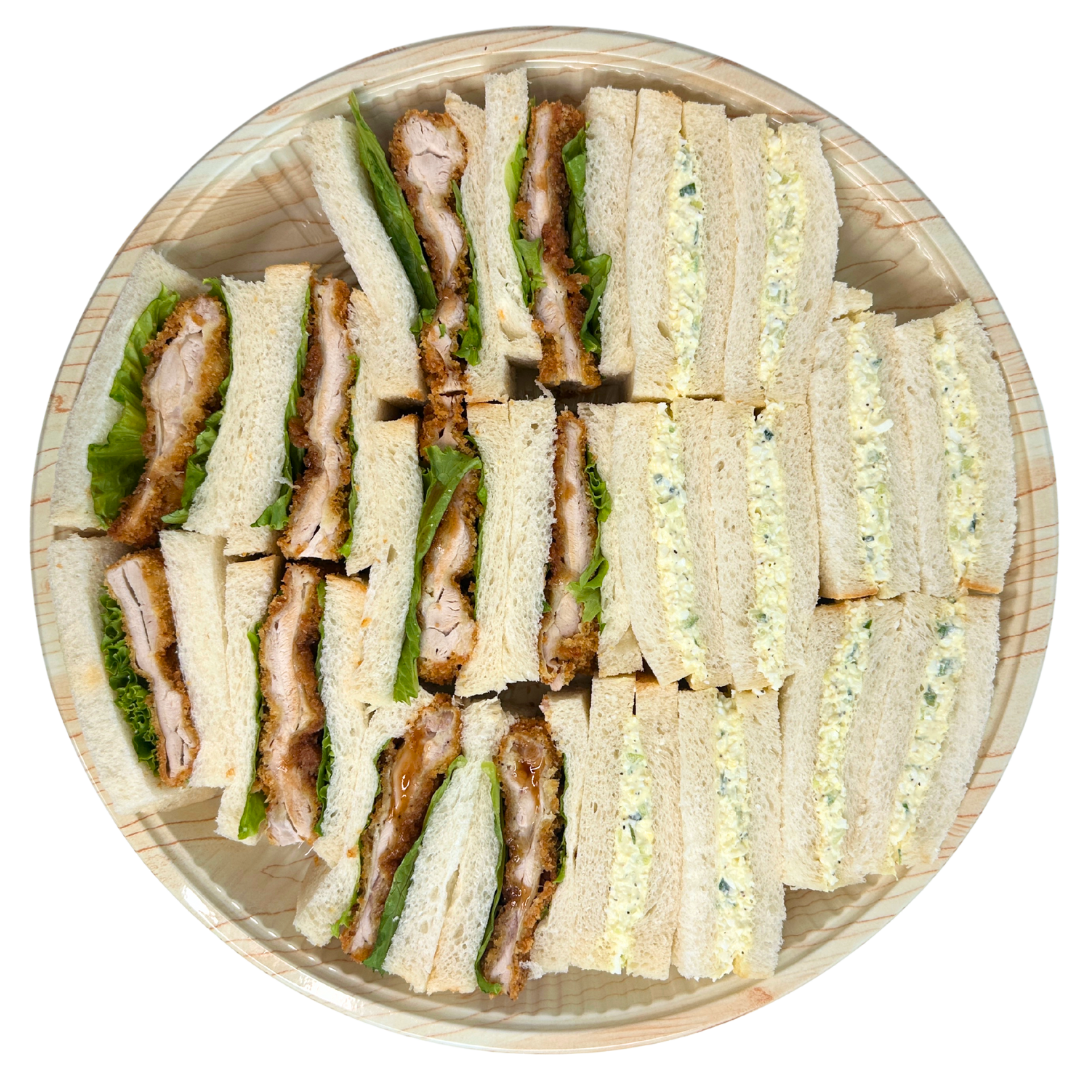 Japanese Sandwich Tray (Half Katsu, Half Egg)