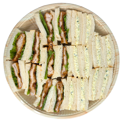 Japanese Sandwich Tray (Half Katsu, Half Egg)
