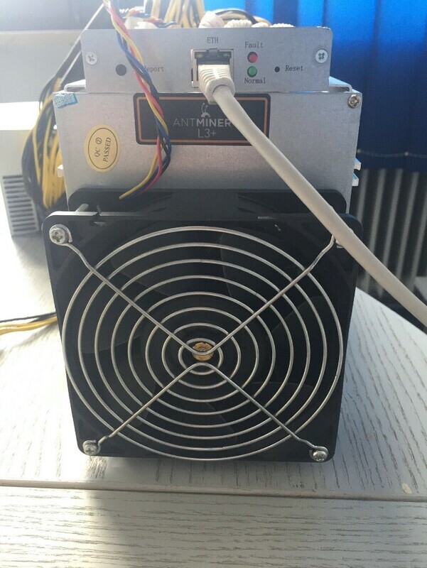 Antminer L3+ Miner + Bitmain APW3+ Power Supply Litecoin Miner (LTC) and Doge Coin