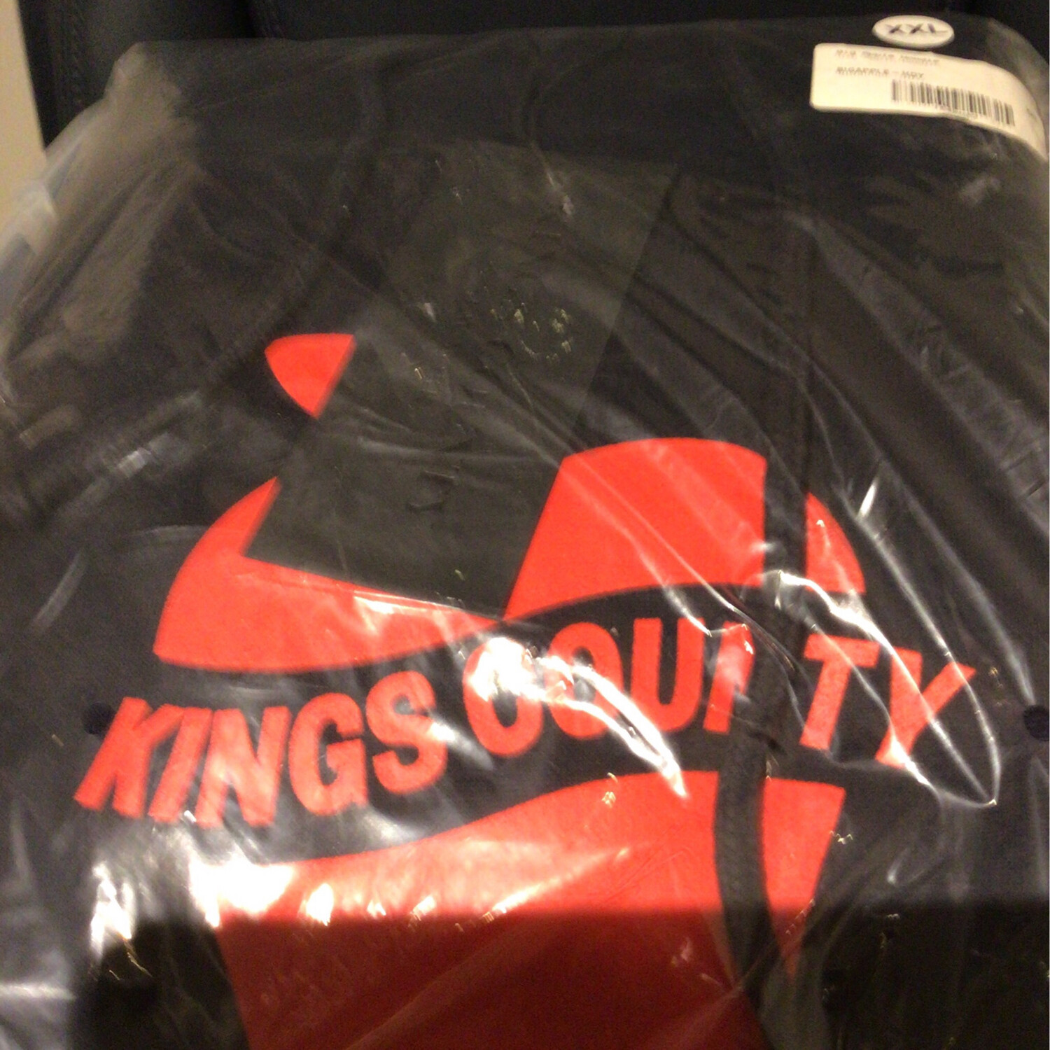 Kings Count Hoody Red On Black - XXL