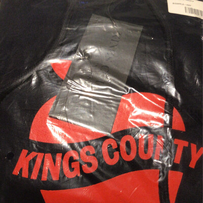 Kings County Hoody Red On Black - XXL