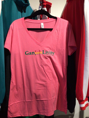 Peter Tosh - Ganja Levity T-Shirt Pink S