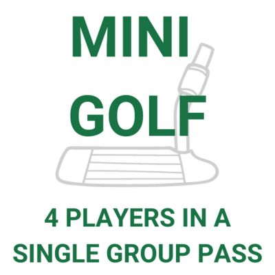 4 Rounds of mini golf - Single group