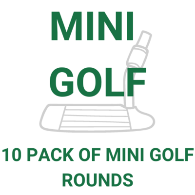 10 pack of mini golf rounds