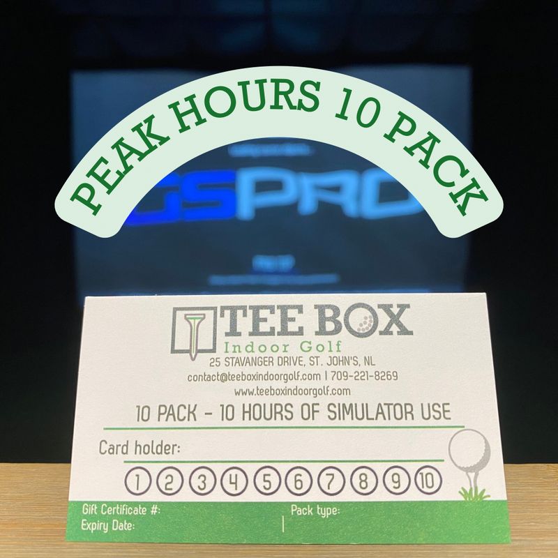 PEAK HOURS  (10 PACK) + 4 HOUR FREE