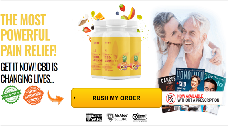 UNBS Tropical CBD Gummies
