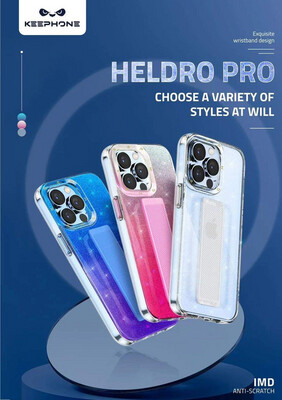 Heldro Pro transparent case with a glossy handle, a new and elegant design, strong protection