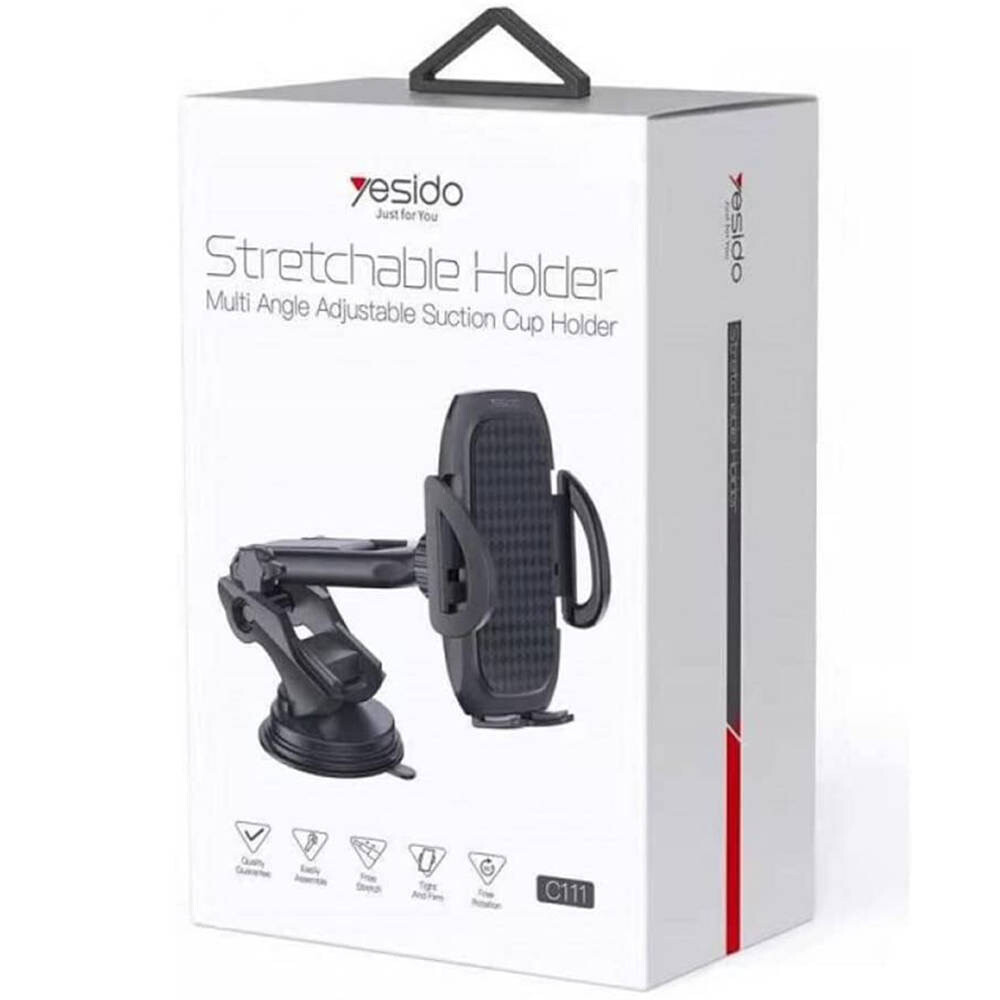 yesido movable stand for bridles or dashboards, flexible and easy to control in more than one direction c111 360 degrees