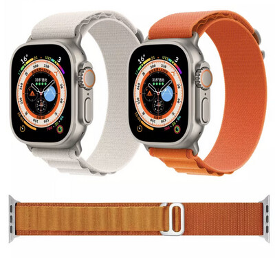 Ultra band for apple watch loop size (42-44-45-49)Stylish sporty character in distinctive 4 colors