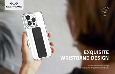 keephone case heldro clear anti shocks with grip&magnet