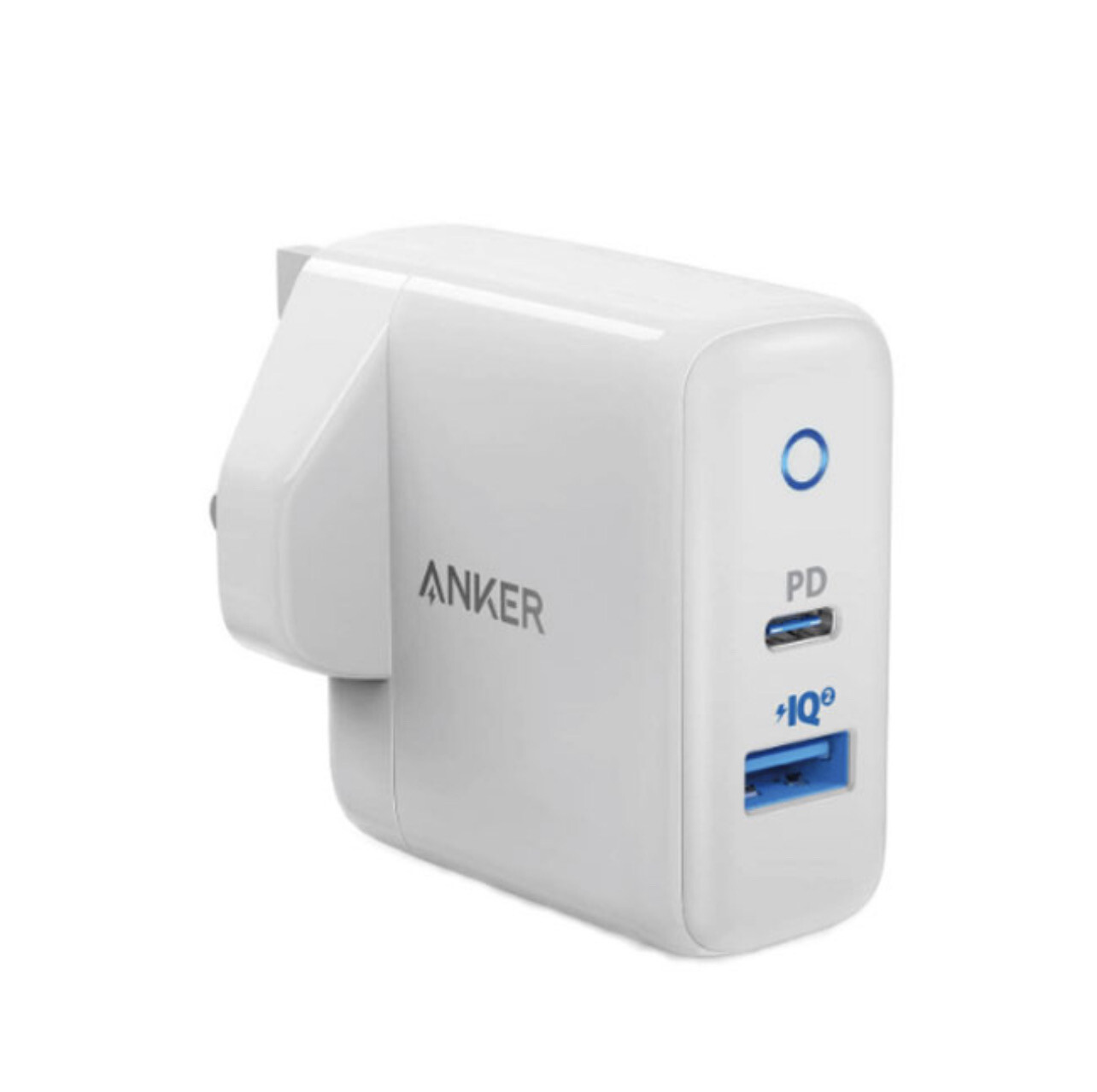 Adapter  Anker charging 2port  PD and USB ports fast charging one year warranty