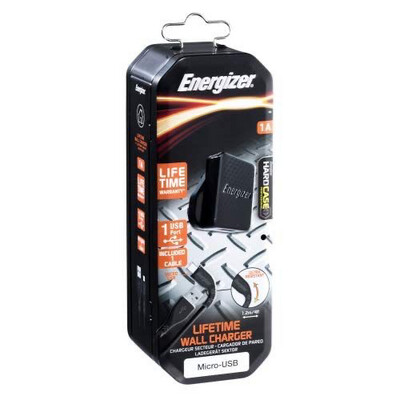A complete charger from Energizer, with a lifetime warranty  Two USB slots with 2 cables Type-C and Micro USB, resistant to breakage