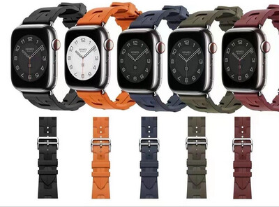 Strap Apple Watches size ( 42/44/45/49 ) design hermc high quality 