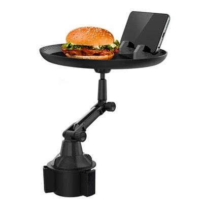 Car table with phone holder 