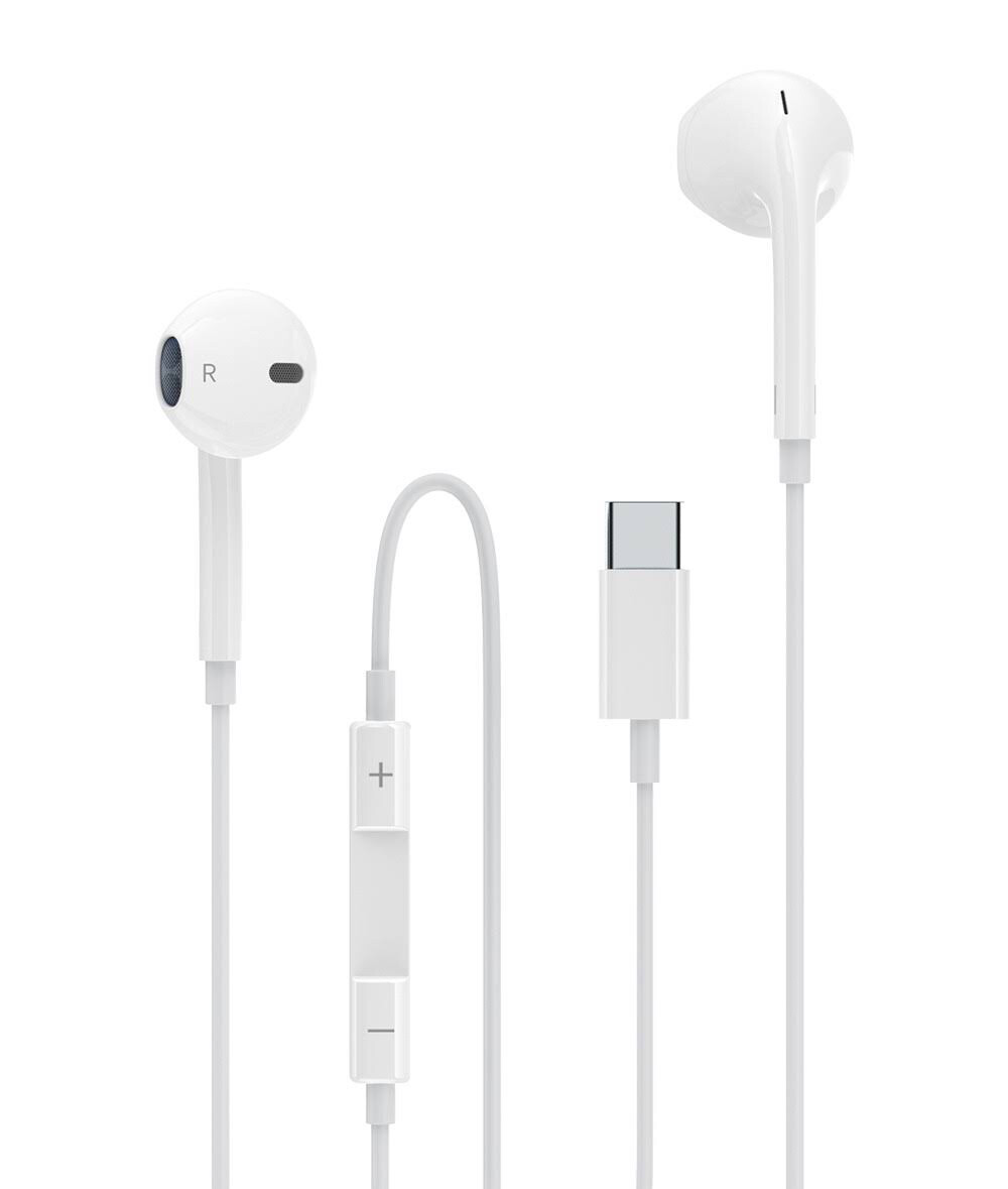 apple earphones type-c for iPhones 15 ipad macbook original 1 year warranty 