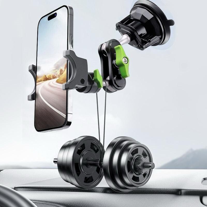 The strongest metal phone stand for Heavy Duty cars that can withstand the weight of the joints for steering The strongest ever It is installed inside the car or even outside the car, on the door or on the roof