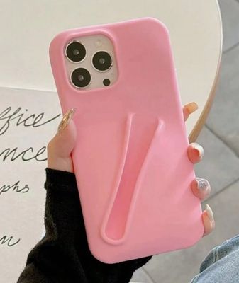 Lip gloss case make up grey and pink color good protection