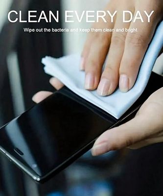 Microfiber cleaning cloths are soft on the screen, do not slip and clean well for phones, computers, car screens, glasses and glasses