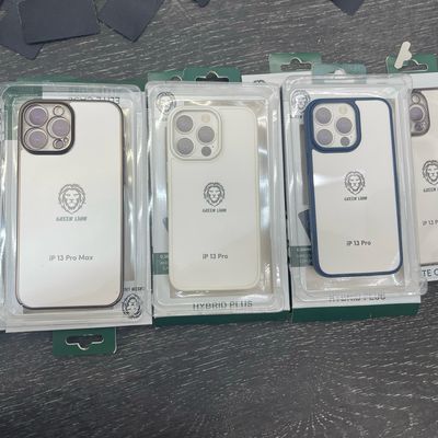 Lion case clear with color in frame 
