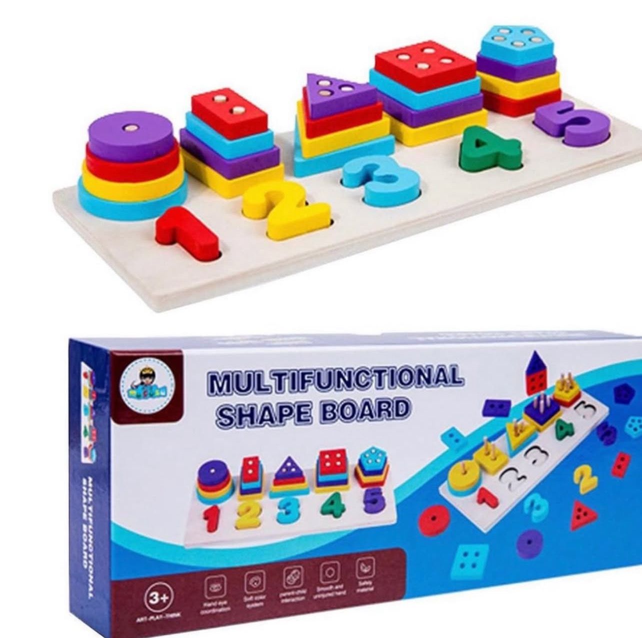  Multifunctional shape board  A game to develop children&#39;s intelligence