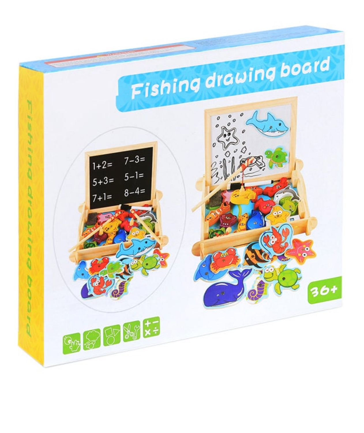A game to develop children&#39;s intelligence Fishing drawing board