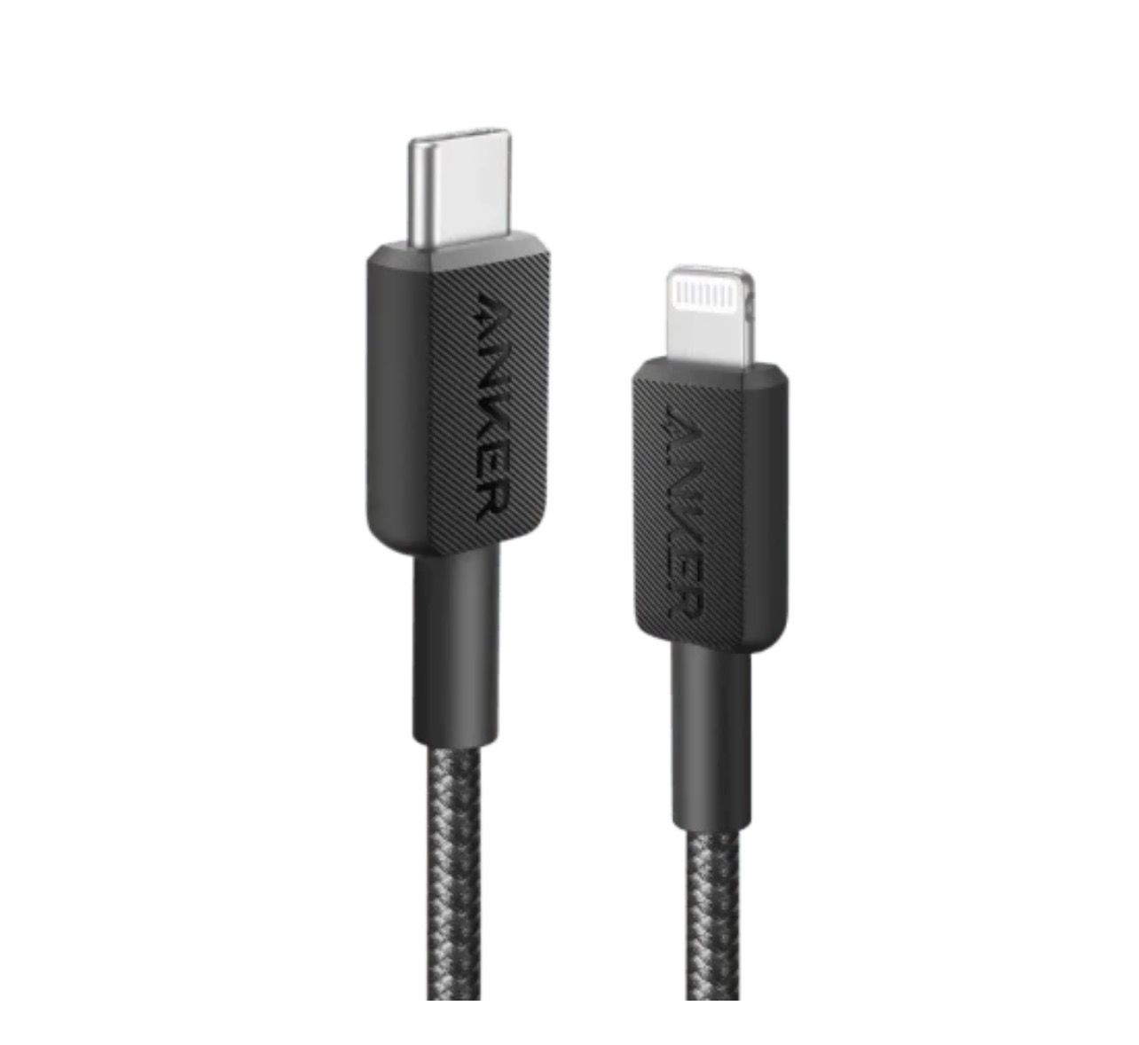 Anker PowerCore 1.8m Fast Charging Cable, Apple Certified Type-C to Lightning for iPhone 14 and below