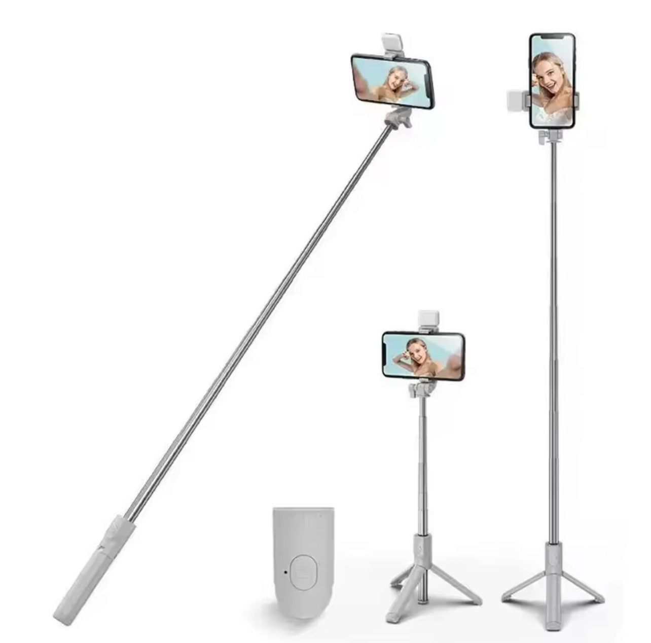 Stand live broadcast selfie stick p50 wireless