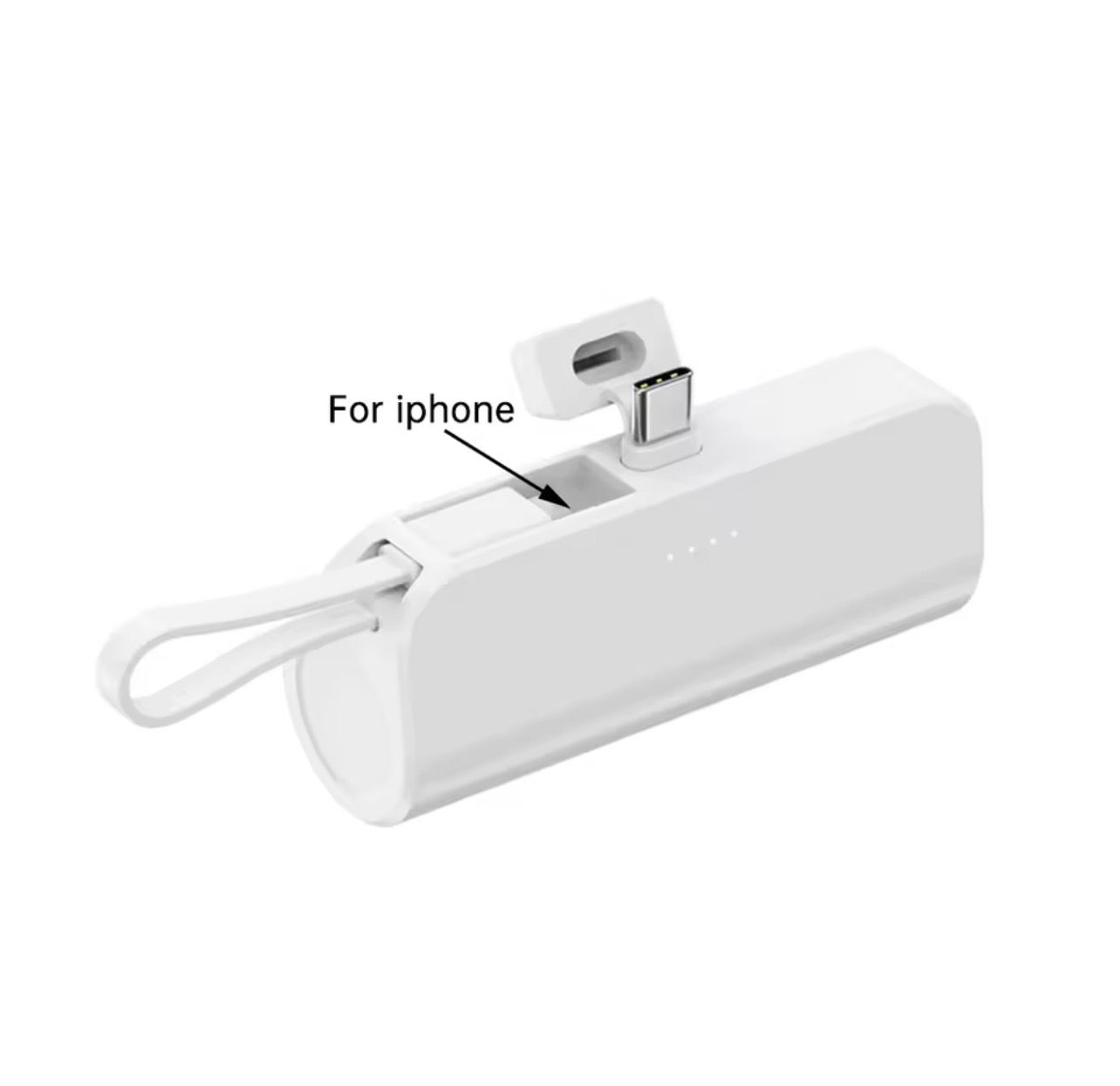 Power bank bucket fast charge 5mah with cable 