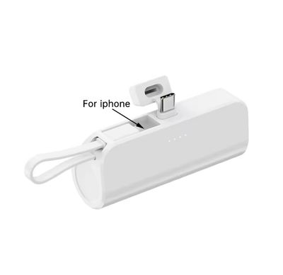 Power bank bucket fast charge 5mah with cable 